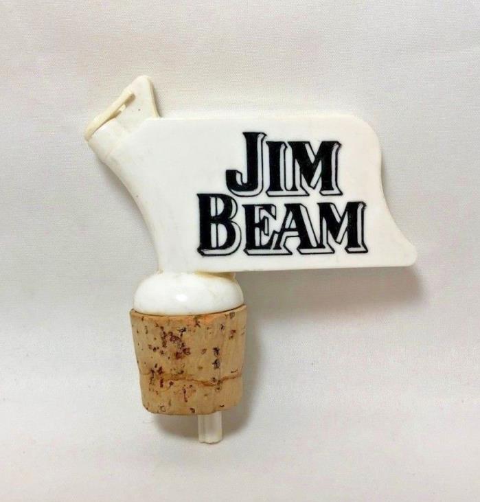 Vintage Jim Beam Bottle Pourer Stopper Bourbon Whiskey