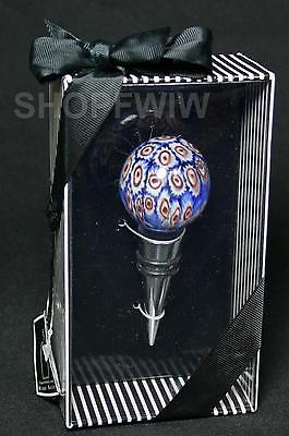 Home Essentials And Beyond Art Glass Globe Wine Stopper New