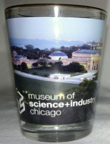 Museum of Science and Industry Chicago IL shot glass