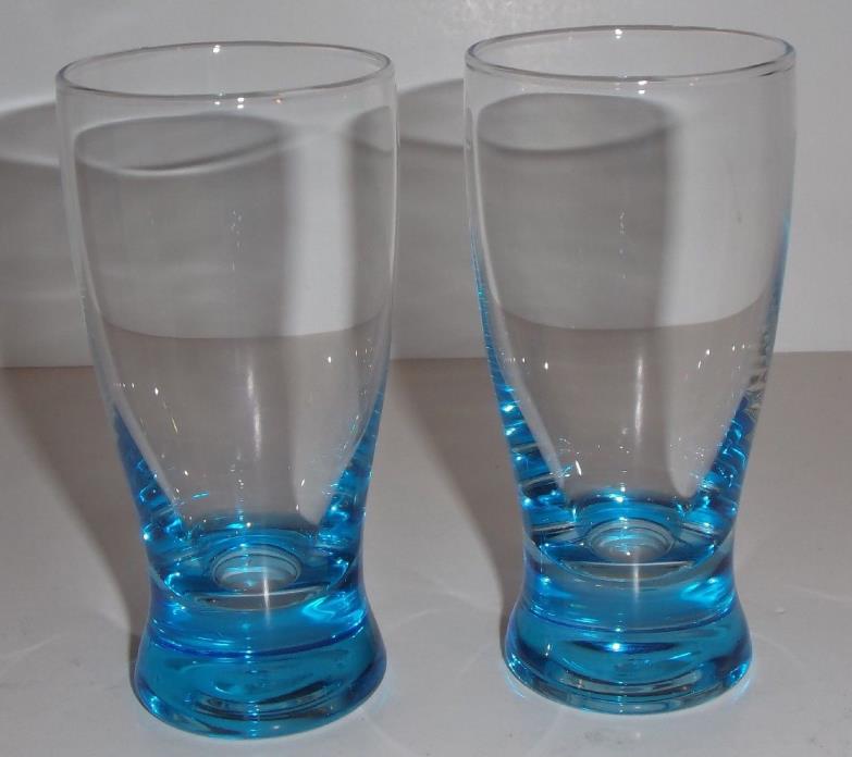 Elegant Libbey Light Blue Shot Glasses 4