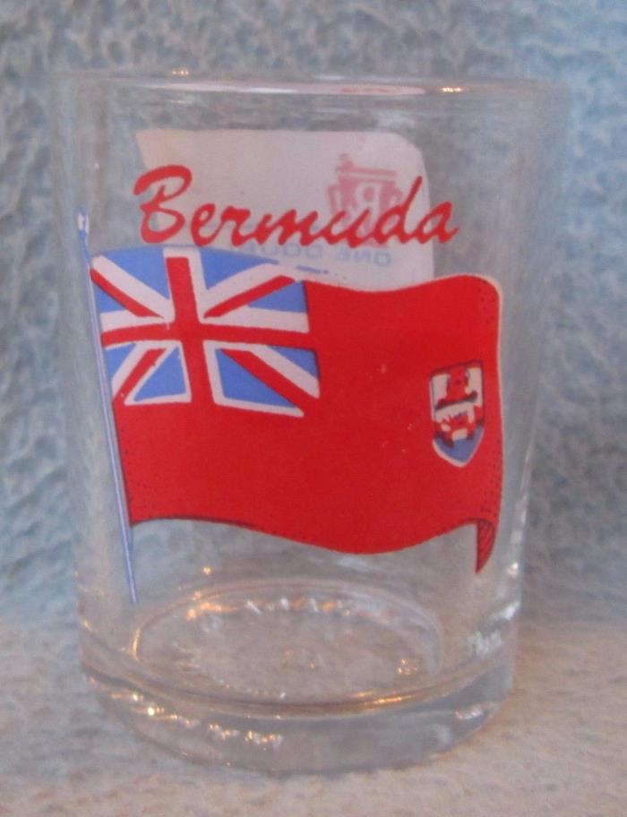 Vintage Bermuda Double Shot Souvenir Shot Glass