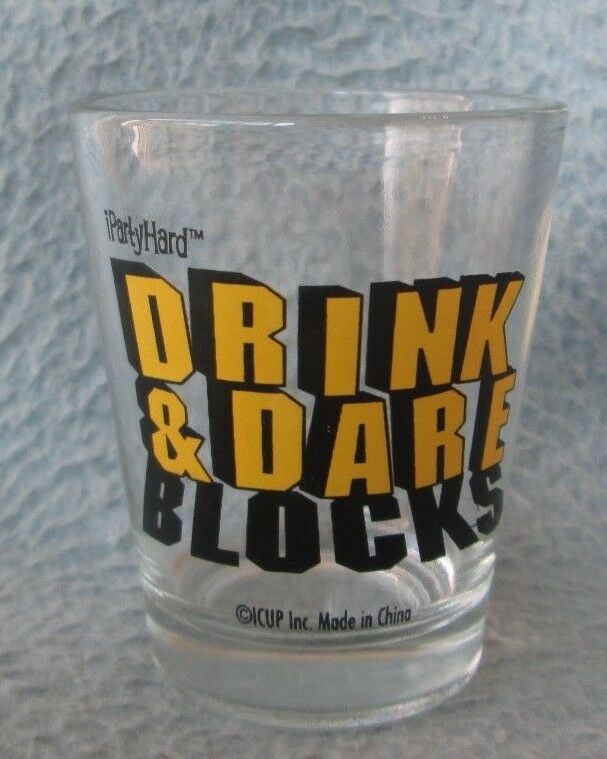 iPartyHard Drink & Dare Blocks Souvenir Shot Glass