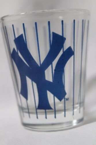 New York Baseball Shot Glass Barware Bar Collectible Yankees