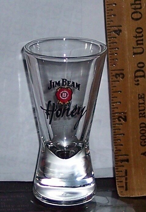 JIM BEAM HONEY 3 OUNCE SHOT GLASS