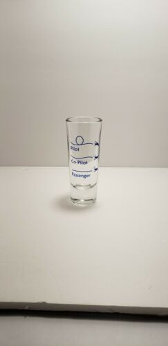 Shot Glass. Pilot, co-pilot and passenger