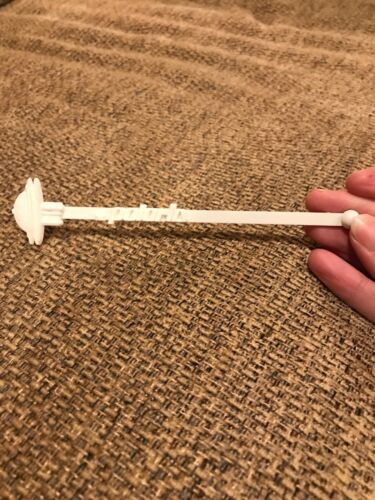Polaris Lounge Plastic Swizzle Stick Drink Stirrer White Sunshine Plastic (JL)