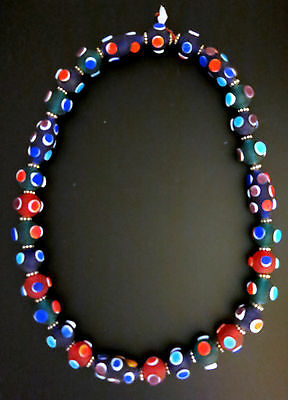 29 Lampwork Chunky Glass Dot Beads 21
