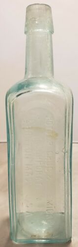 THE CUTICURA SYSTEM OF CURING CONSTITUTIONAL HUMORS POTTER DRUG BOSTON BOTTLE