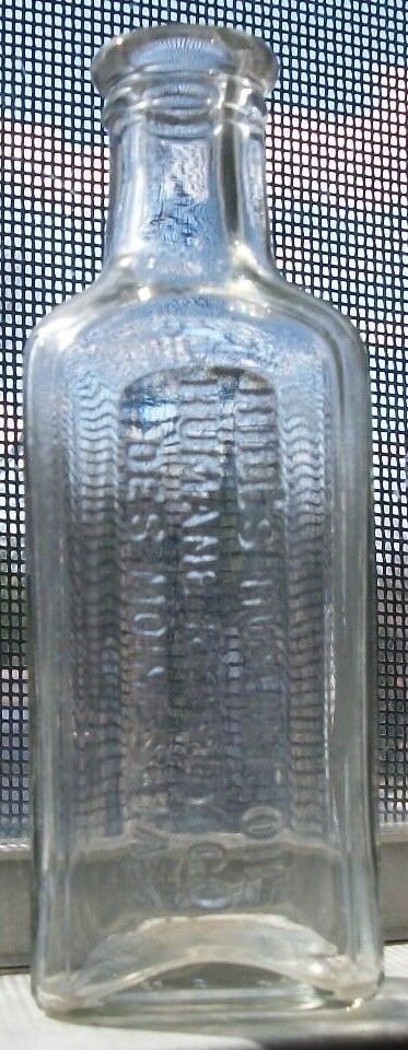 HILL'S HUMANE OIL HUMANE REMEDY CO DES MOINES IOWA CLEAR 1900 ERA MEDICINE