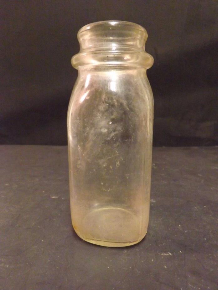 VINTAGE DOUGLAS SIGNED HALF PINT MILK BOTTLE NUMBERED 5 1/2