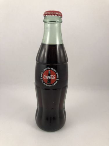 100 Years Chattanooga World's 1st  Bottling Red Circle Coca Cola Coke Bottle