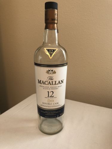 The MACALLAN 12 Year Old Highland Single Malt Scotch Whisky Empty Bottle