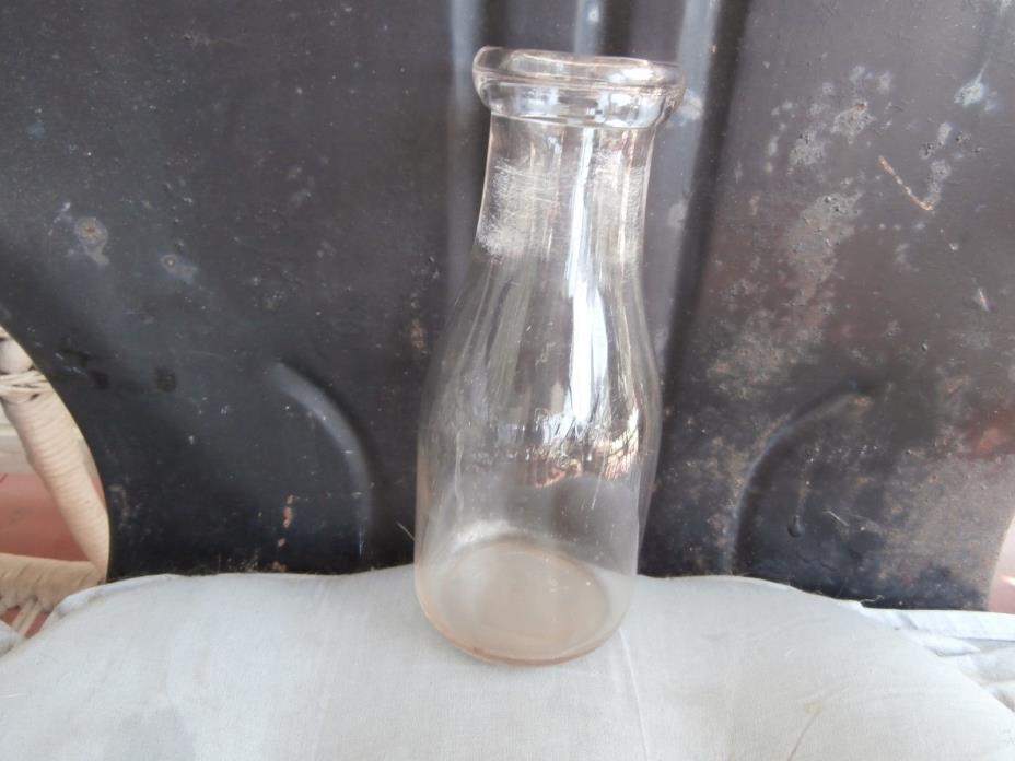 vintage pint milk bottle