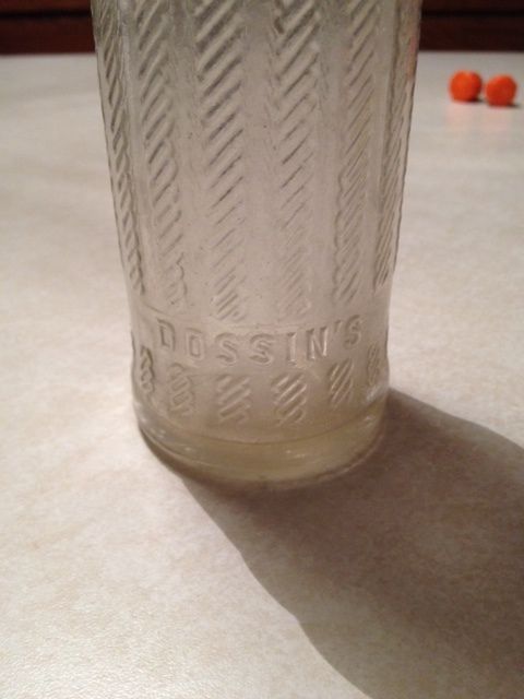 Vintage NEHI 9 oz Embossed Clear Glass Soda Bottle, Detroit, Mich.