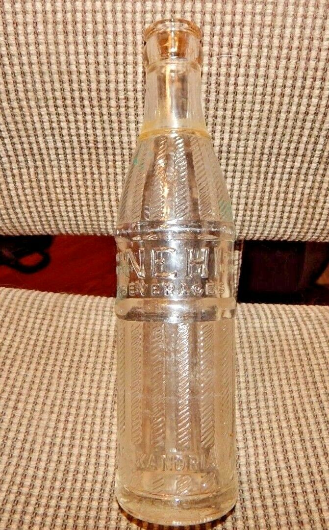 Vintage embossed 1925 Nehi Bottling Co Alexandra La Clear