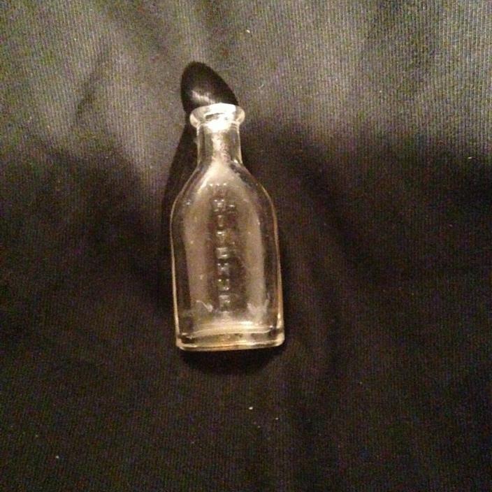 3 inch Whitehurst Medicinal Glass Bottle