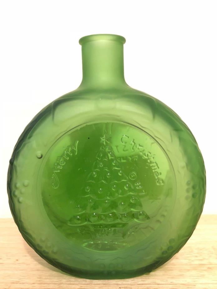 Vintage Wheaton Christmas Bottle 1971
