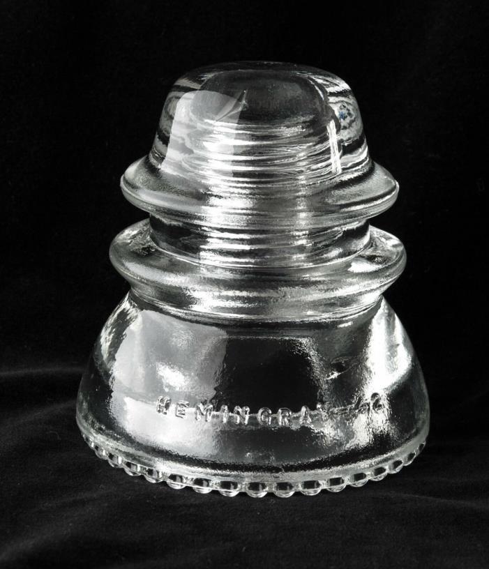 Glass Insulator Vintage Hemingray - 42  28-52 4