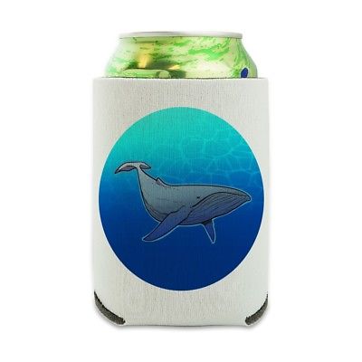 Humpback Whale Can Cooler Drink Sleeve Hugger Collapsible Insulated Holder