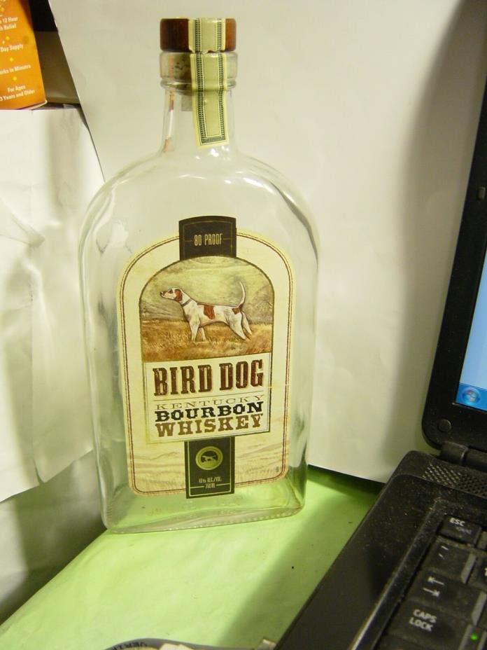 BIRD DOG KENTUCKY BOURBON WHISKY EMPTY Bottle 750ML FOR COLLECTIBLE