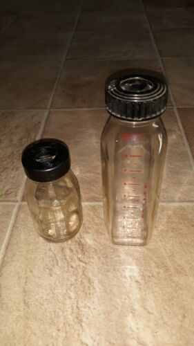Vintage Duraglas, Nursmatic Special & Evenflo Glass Baby Bottles, (2) bottles.
