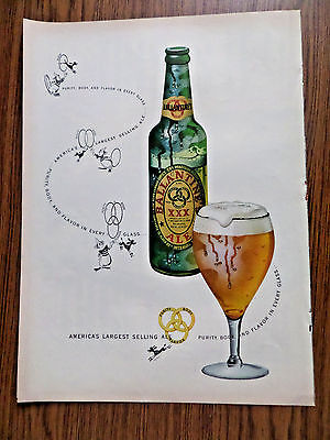 1948 Ballantine Ale Ad  America's Largest Selling Ale 1949 Nash Airflyte 600 Ad