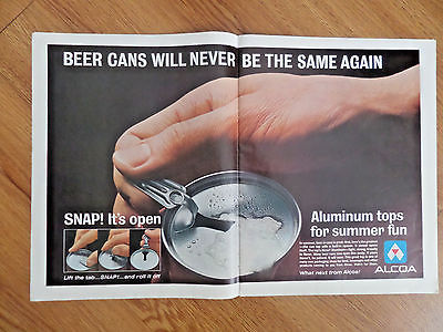 1963 Alcoa Aluminum Ad   Beer Cans will never be the same Again