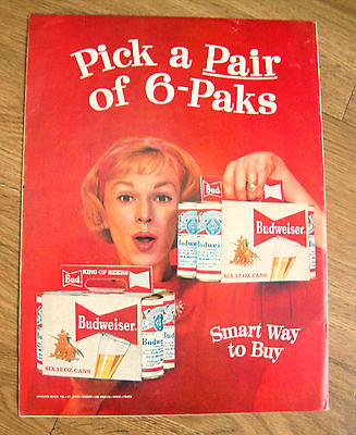 1959 Budweiser Beer Ad - Pick A Pair of 6-Paks