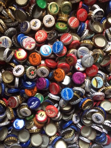 1250 Beer Bottle Caps Free Ship Craft Supply Diy Beads Mosaic Vase Filler Lot