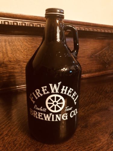Collector 64 Oz. Beer Growler From Fire Wheel Brewery