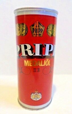 Vintage Pripp Medaljol IIB gold coins 15 1/2 oz Straight Steel Beer Can