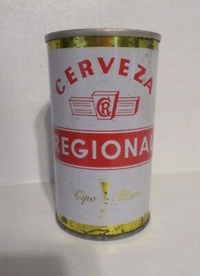 Vintage Rare Cerveza Regional Tipo Pilsen Venezuela Straight Steel Beer Can