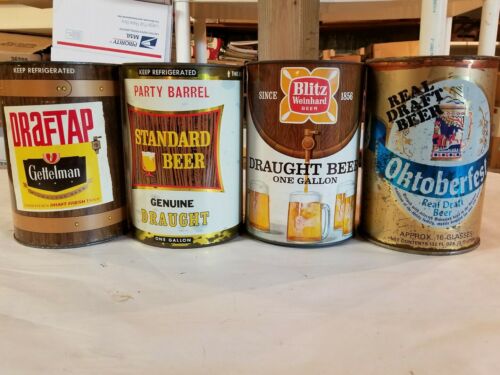 4 Vintage Party Barrels Standard Beer,Draftap,Draught Beer,Octoberfest Mini Kegs