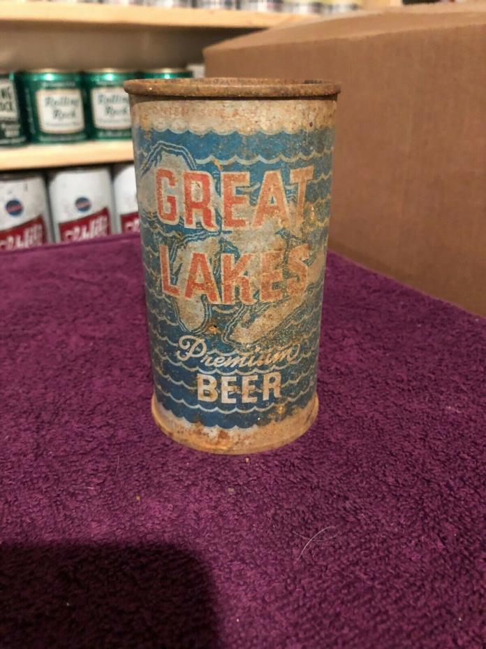 GREAT LAKES PREMIUM BEER ~ FLAT TOP BEER CAN