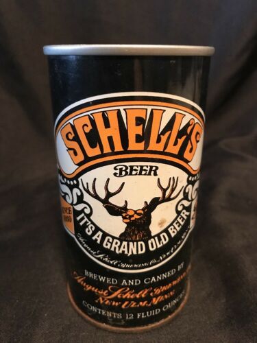 Schell's it's a grand old beer Vintage metal can 12 oz
