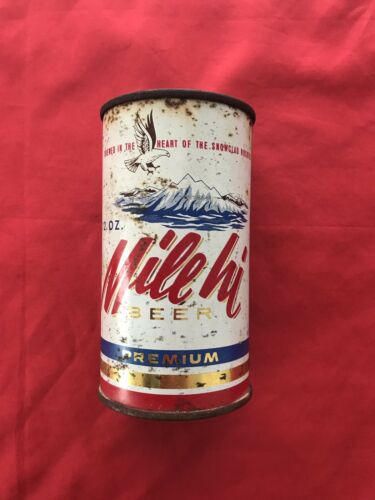Mile Hi Flat Top Beer Can As Produced By Tivoli Brewing Co., Denver, CO
