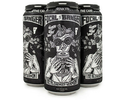 Focal Banger EMPTY 4 Packs Beer Cans The Alchemist VT IPA