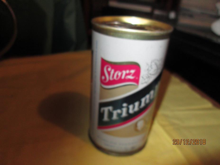 STORZ TRIUMPH LAGER BEER EMPTY METAL CAN