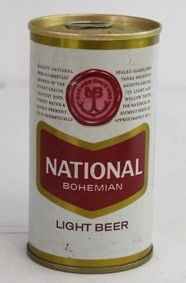 National Bohemian Light Beer The National Brewing Co.Brewed Since 1885 Vtg