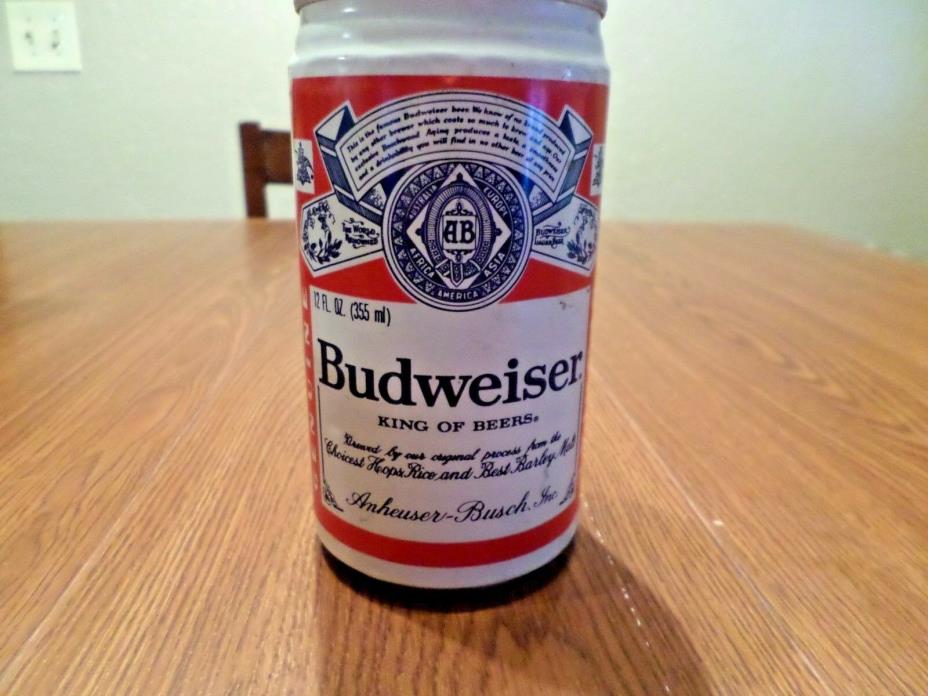 Budweiser Anheuser Busch St Louis 11 City Pull Tab Top Beer Can