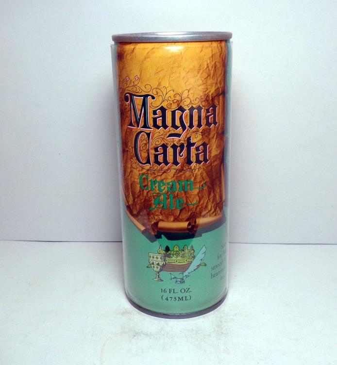 MAGNA CARTA 16 oz Steel Pull Tab Beer Can B/O Magna Carta Brewing, Pittsburgh PA