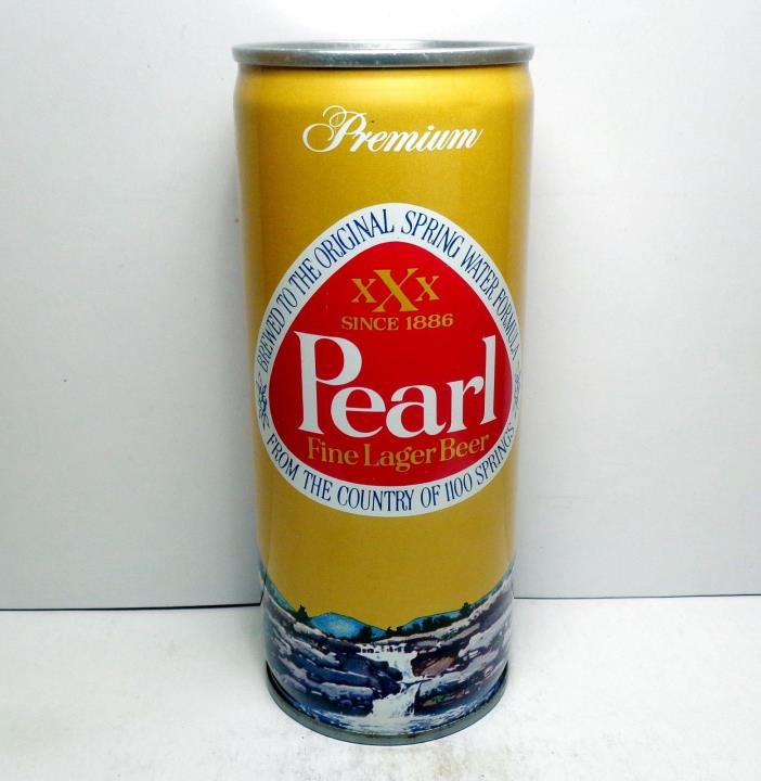 PEARL Premium 16 oz Steel Pull Tab Beer Can Pearl Brewing Co. USBC # 161-31