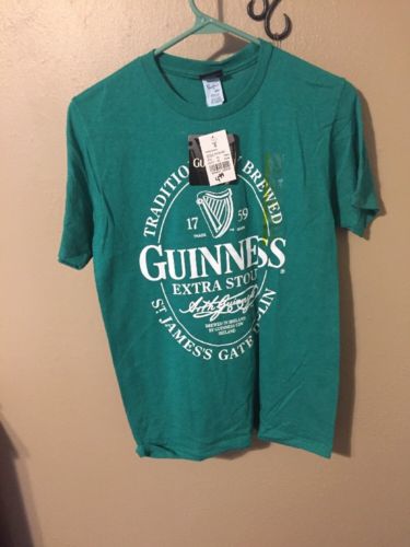 Women's Guinness Beer Green Shirt. New. Size Small