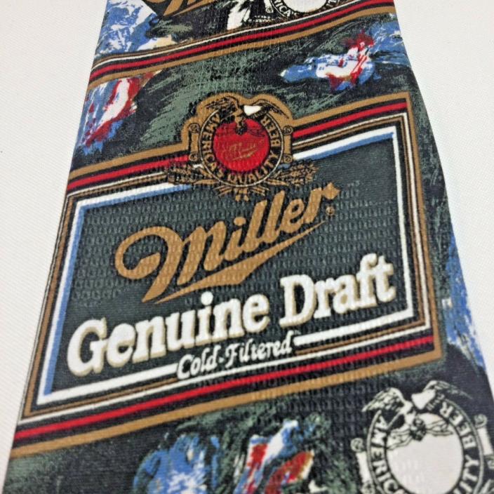 Miller Genuine Draft Tie Promo W 3.75 L 55 Polyester