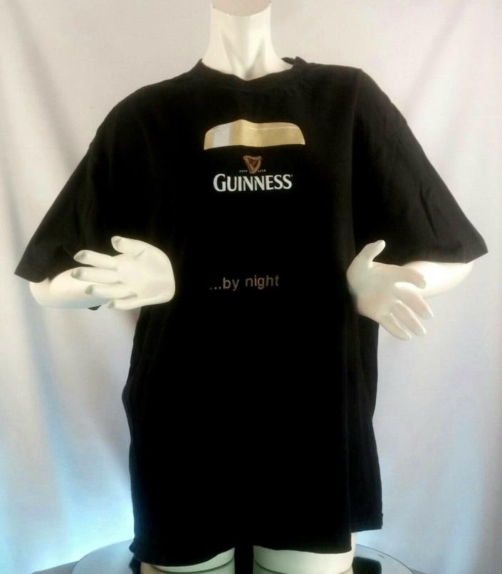 Guinness Beer Black T-Shirt Size XL