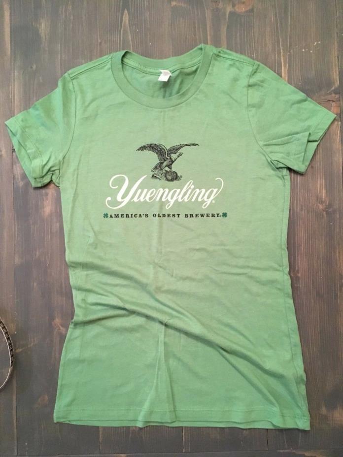 Yuengling Lager Tee Shirt America's Oldest Brewery green ladies M