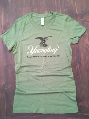 Yuengling Lager Tee Shirt America's Oldest Brewery green ladies S