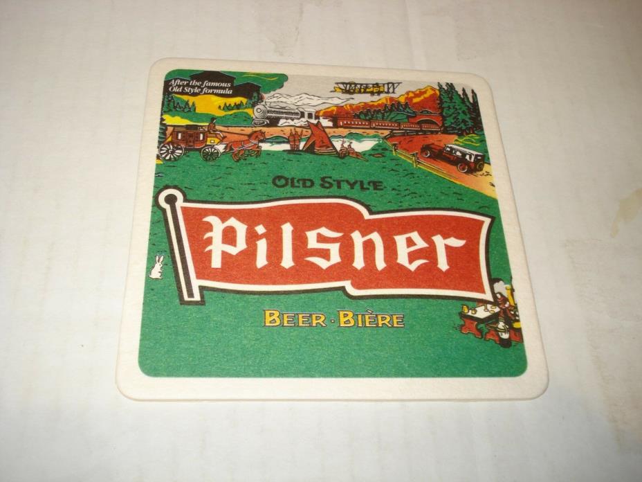 Old Style Pilsner Beer Coaster - Canada