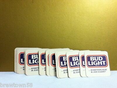 Budweiser bud light beer set of 23 vintage beer drink coasters Anheuser AA4