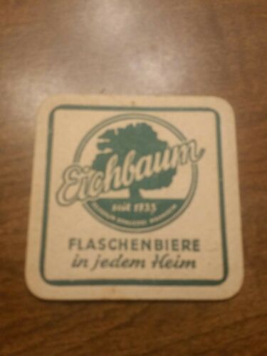 Beer Bierdeckel Coaster <> EICHBAUM Brauerei Bier ~ Mannheim, GERMANY Since 1733